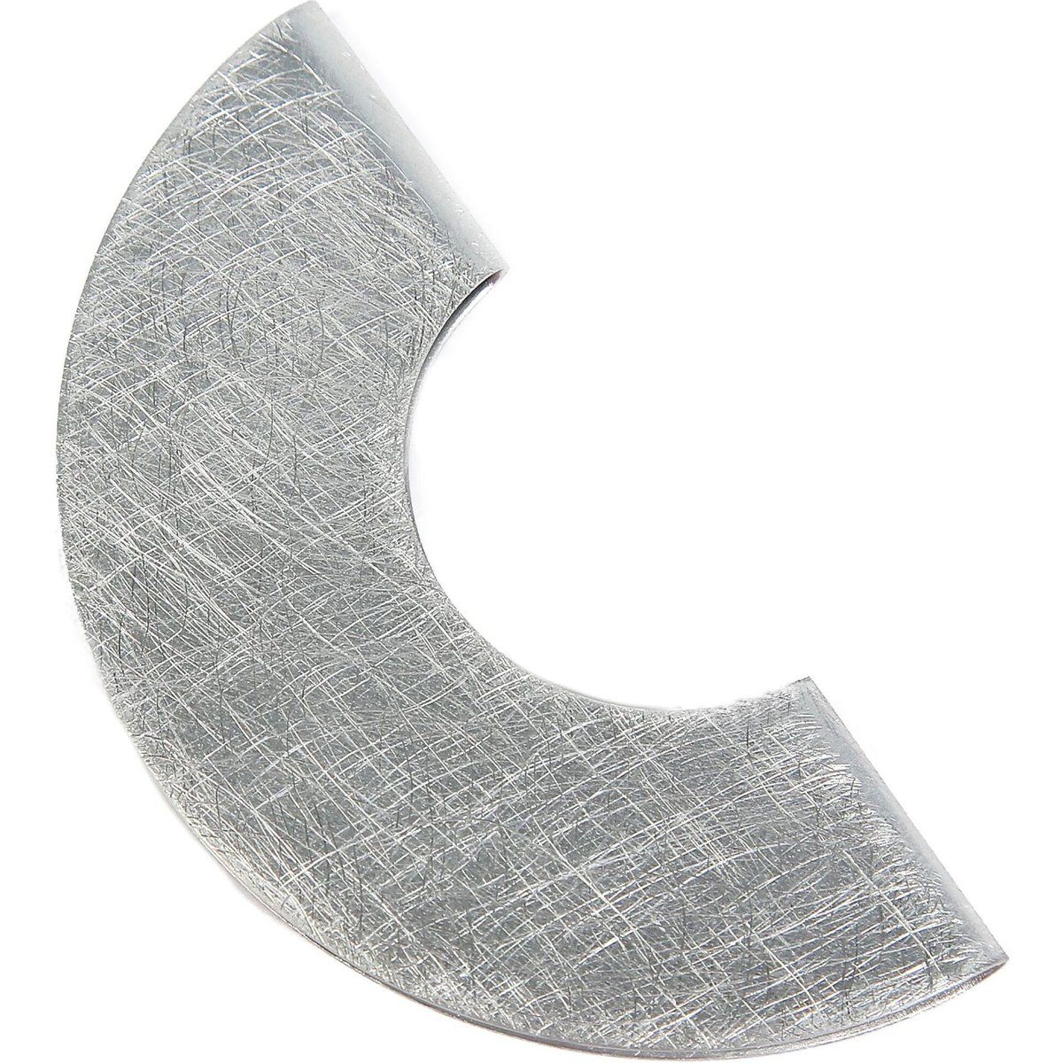 Elegante Kragenklemme aus gebürstetem Aluminium