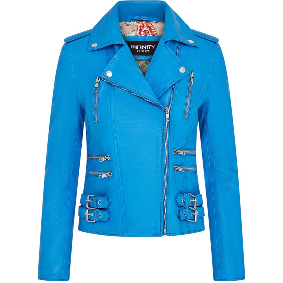 Klassische Bikerjacke aus Leder