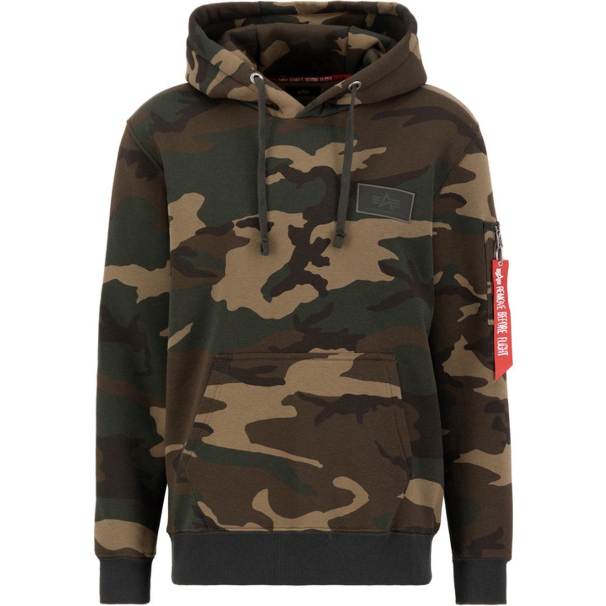 Kapuzenpullover mit Camouflage-Muster