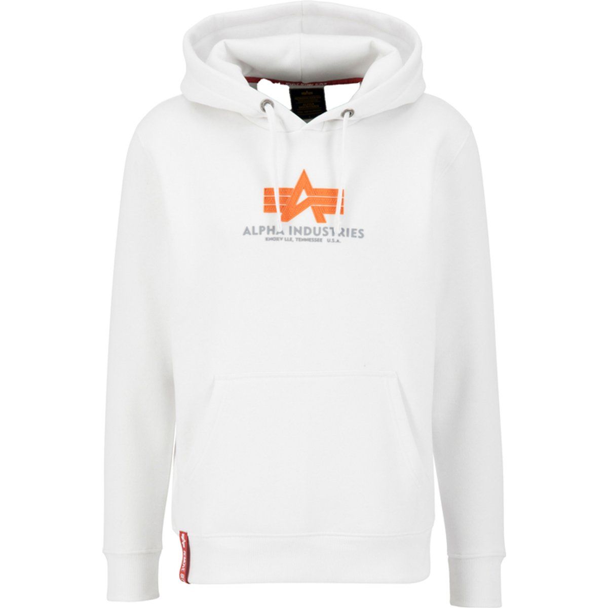 Klassischer Kapuzenpullover mit Logo-Print