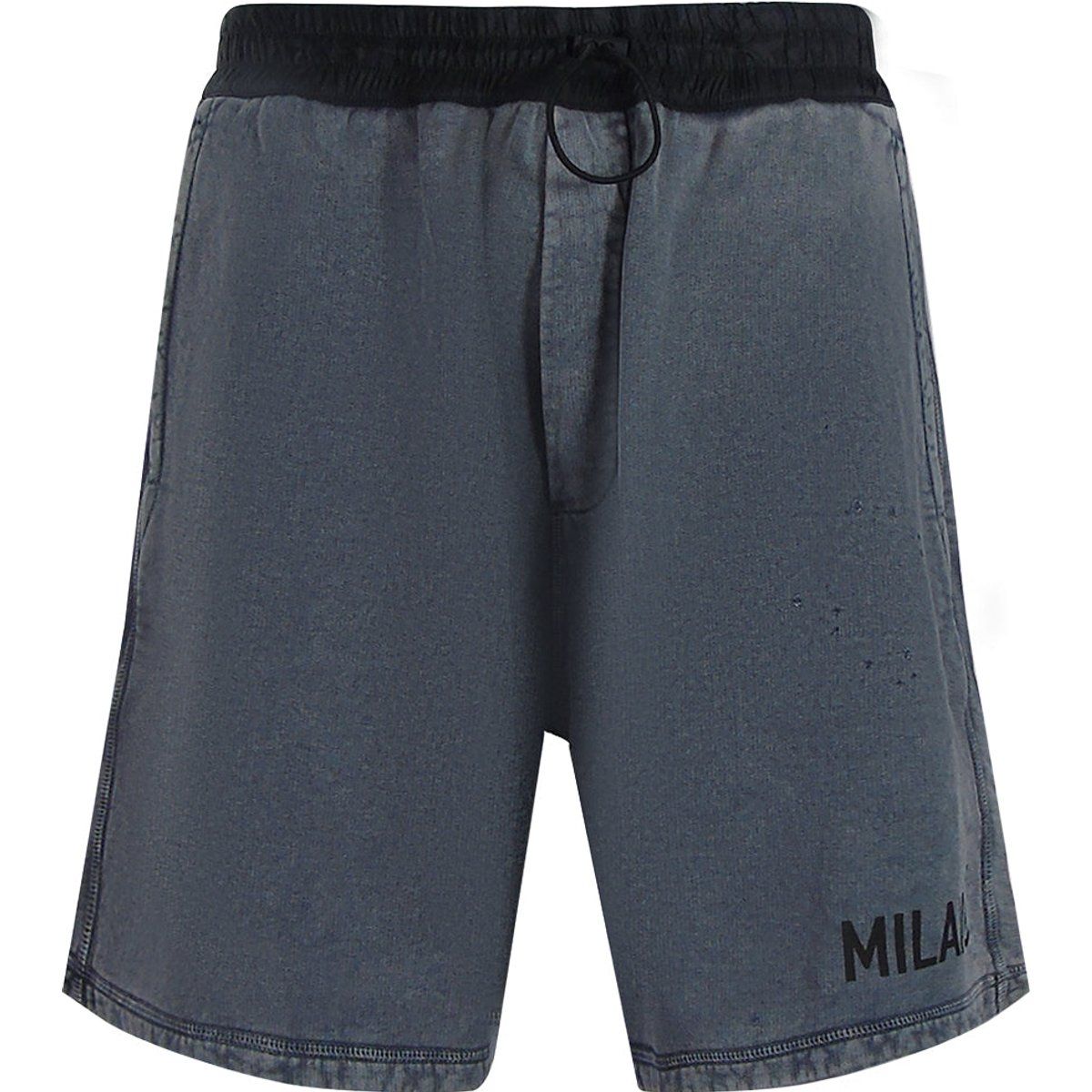 Locker geschnittene Jersey-Shorts aus Baumwolle