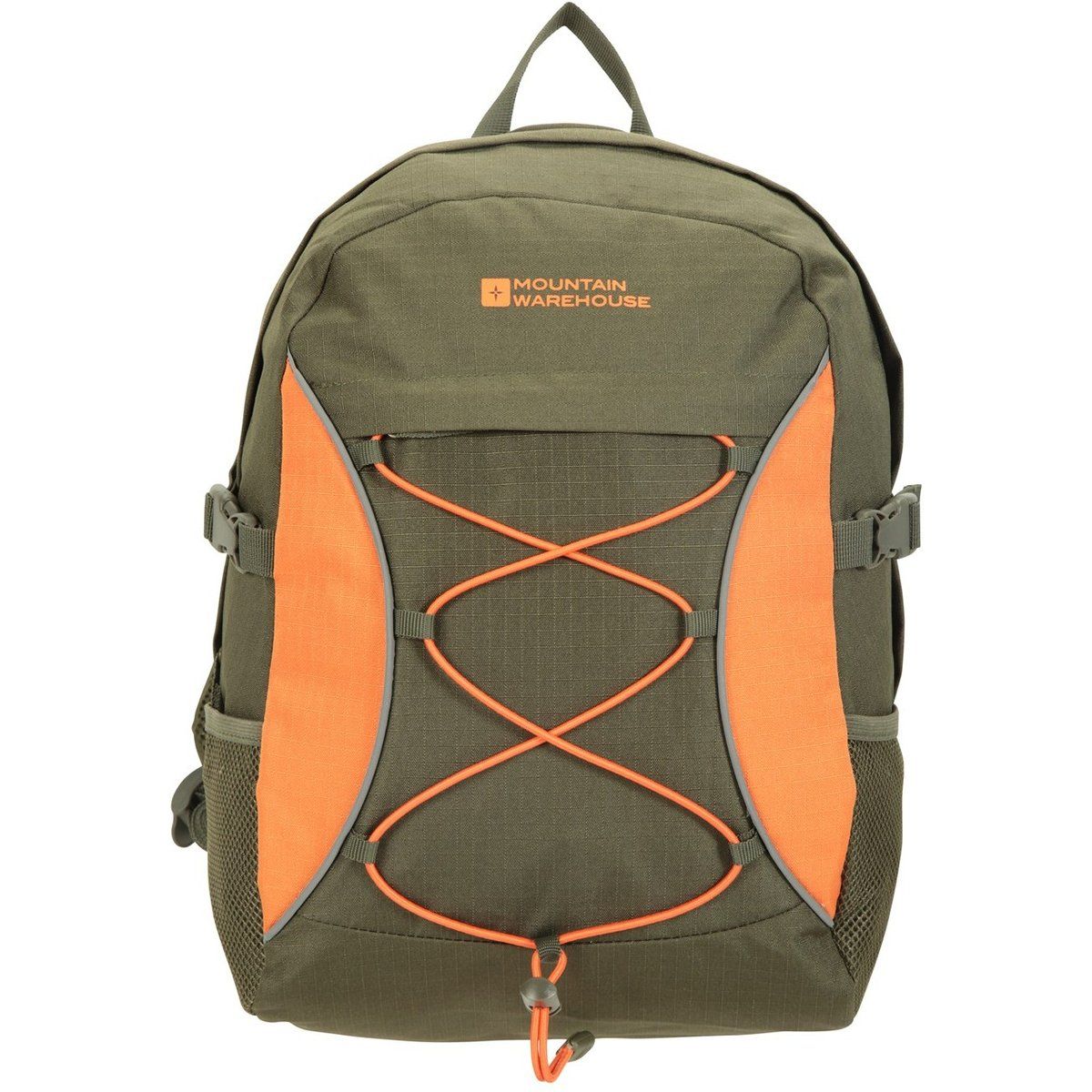 Mountain Warehouse - Rucksack "Bolt", 18 Liter (Khaki/Orange)
