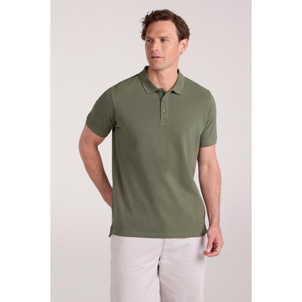 Klassisch geschnittenes Kurzarm-Poloshirt