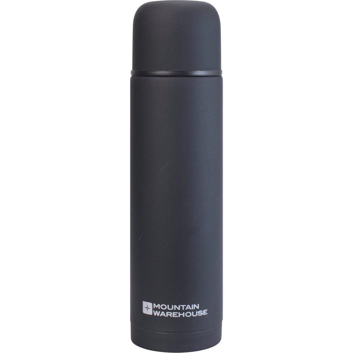 Mountain Warehouse - Thermosflasche, Gummiert, 500ml (Schwarz)