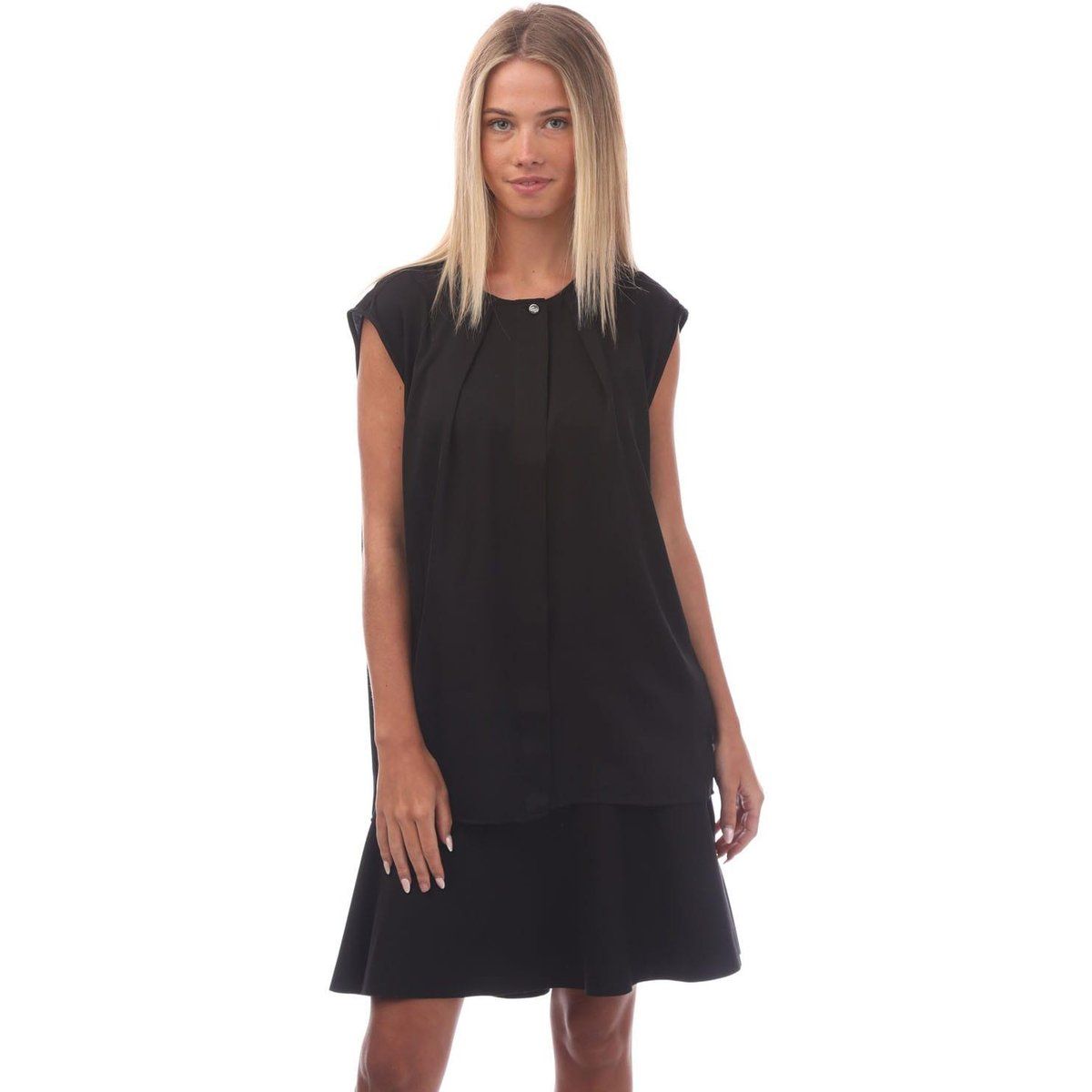 Ärmelloses A-Linien-Minikleid