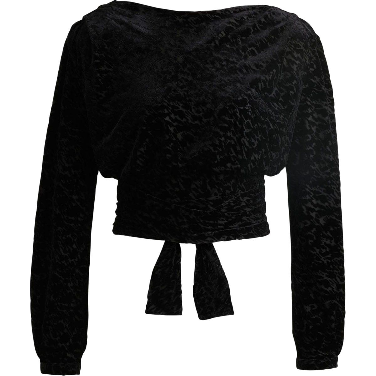 Boss - "C Edevory" Kurzes Top Wickel für Damen (Schwarz)