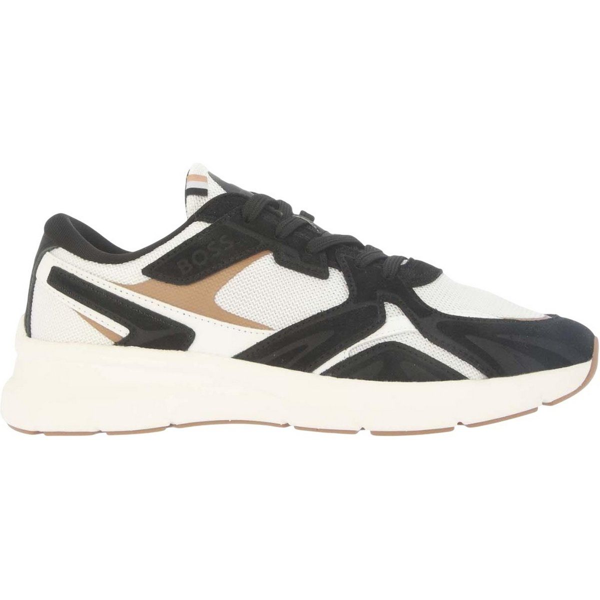 Moderne Mixed-Media Mode-Sneakers