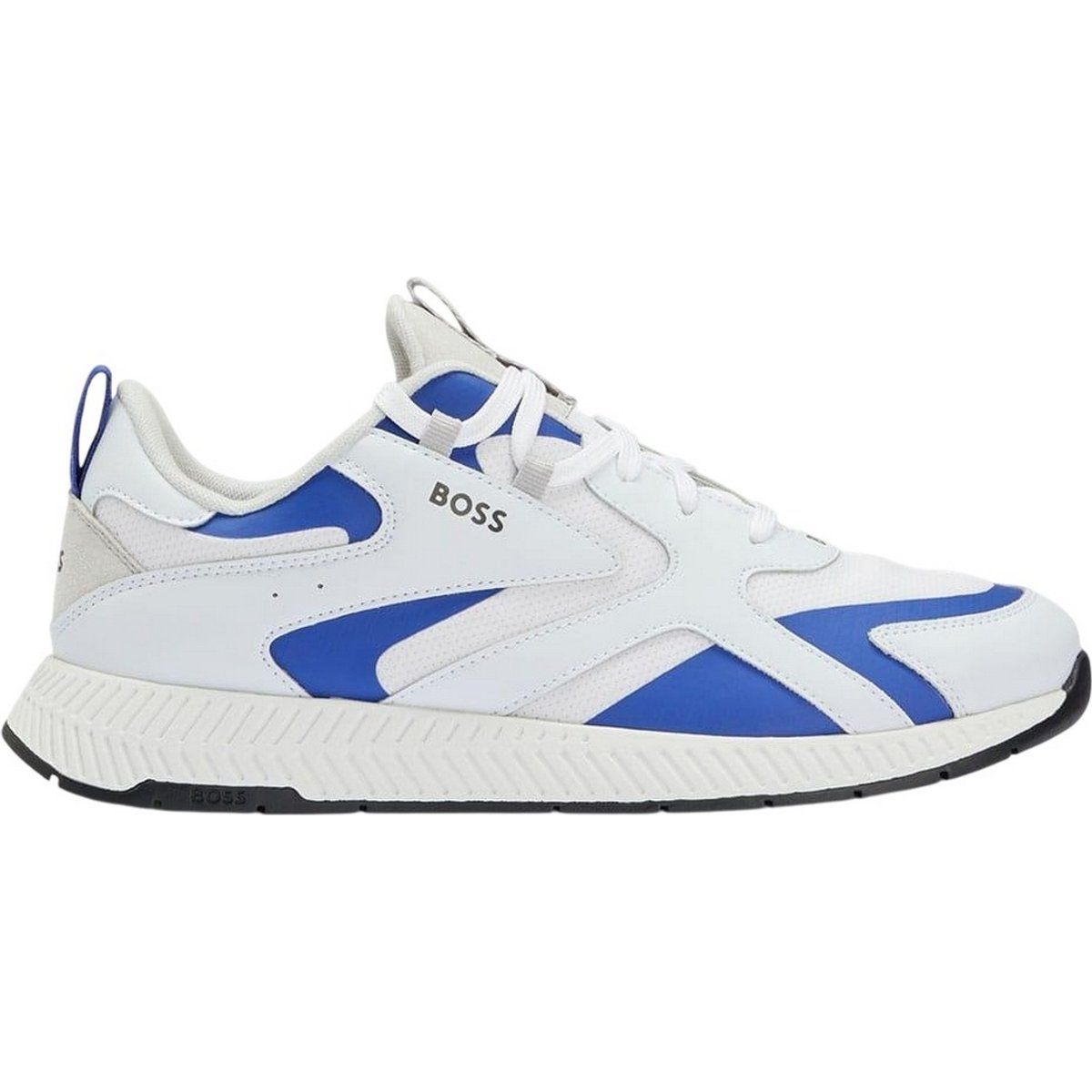 Sneaker mit Akzenten aus Leder und Mesh