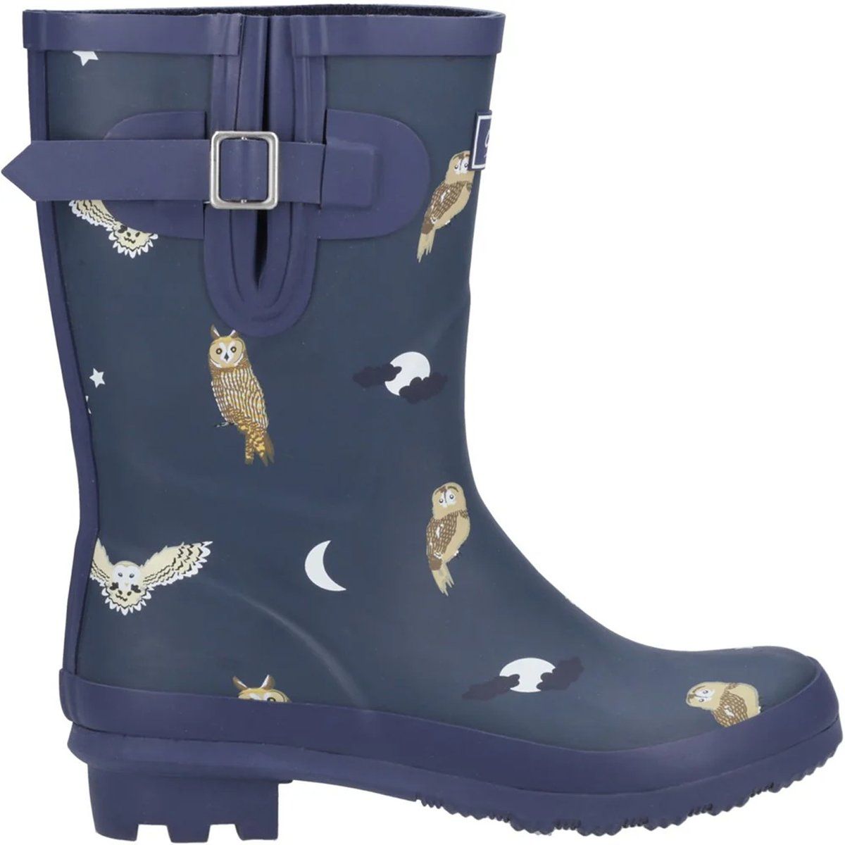 Cotswold - Damen Gummistiefel "Woodland", Eule (Mittelblau)