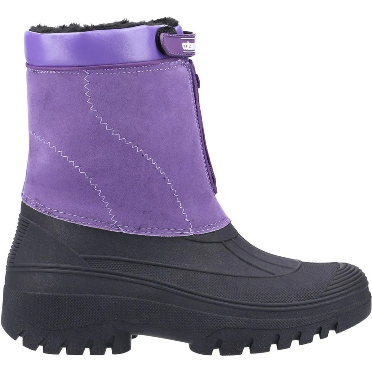 Wasserdichte Winterstiefel aus Wildlederimitat