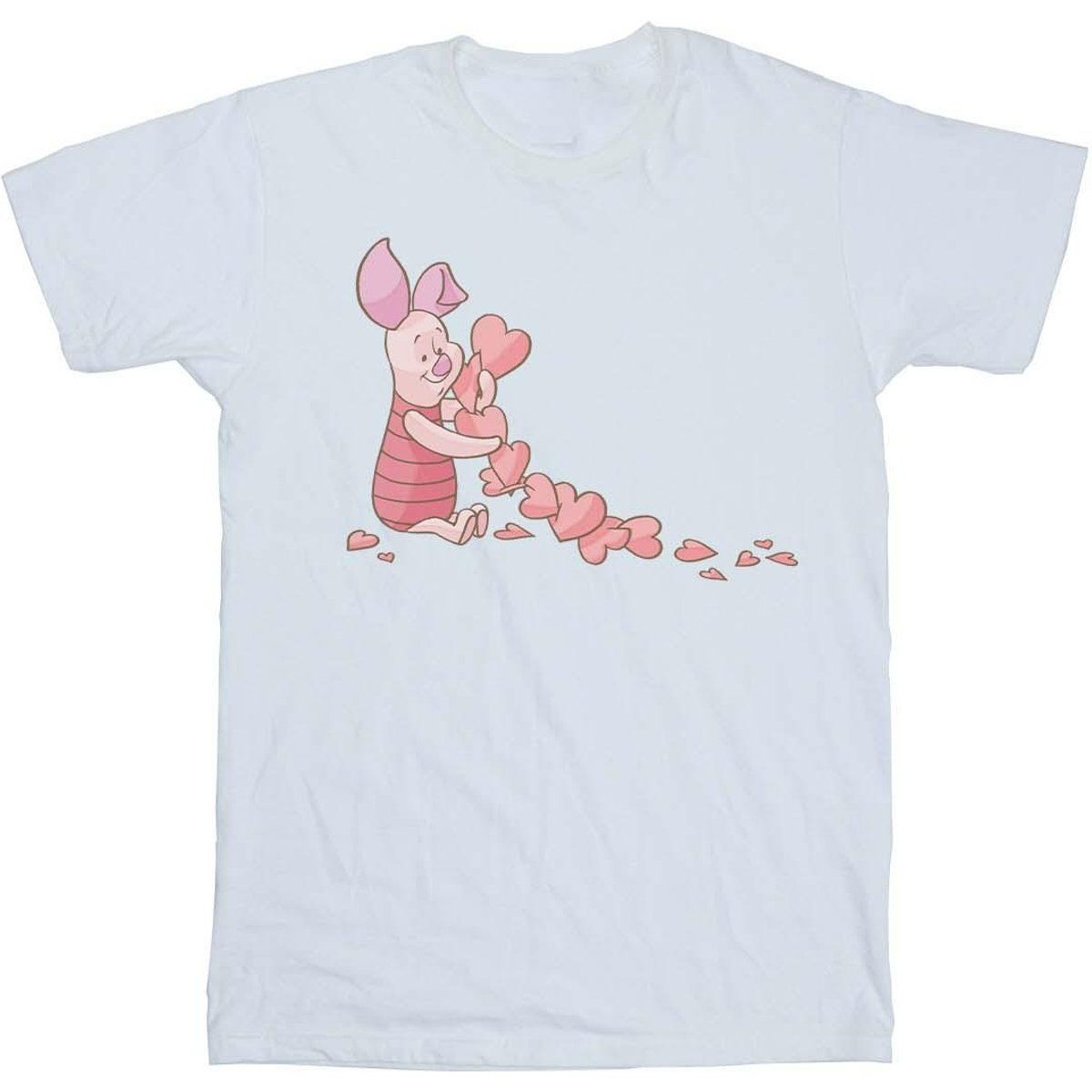 Piglet Herzenkette Grafik T-Shirt