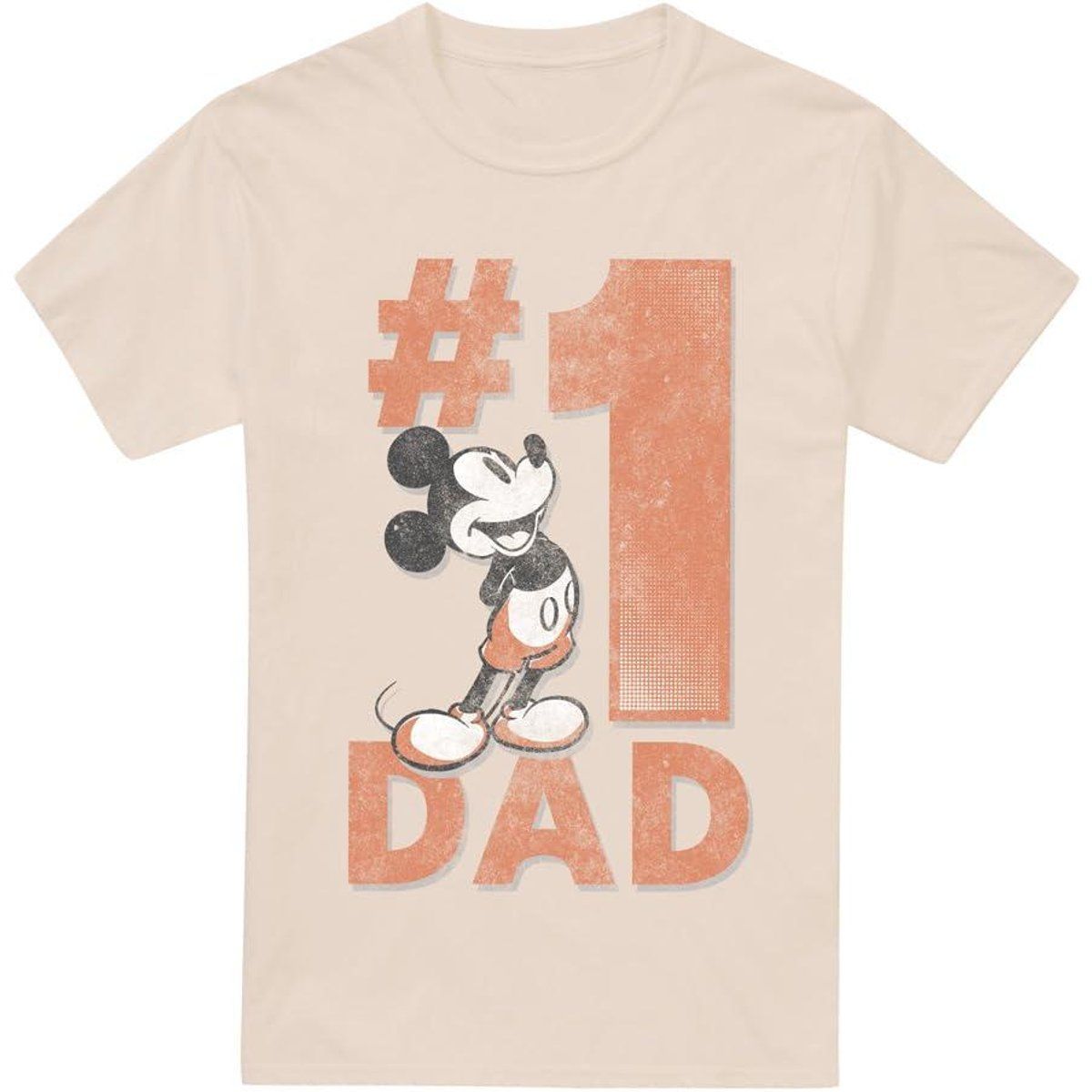 Micky Maus Nummer Eins Papa T-Shirt
