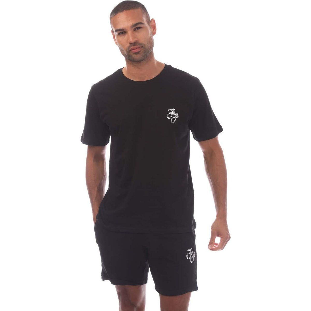 Herren Logo T-Shirt und Shorts Set