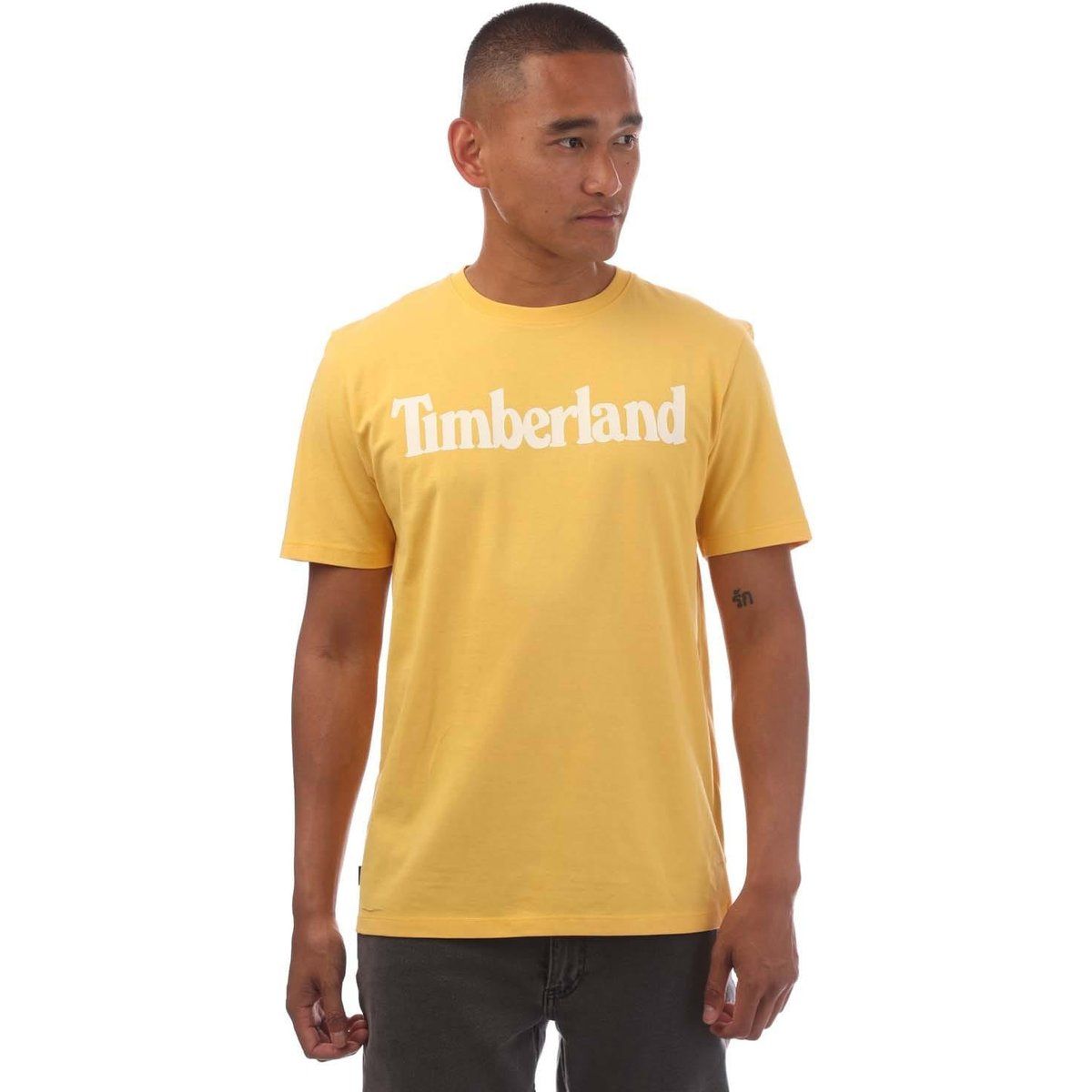 Herren T-Shirt mit klassischem Logo-Rundhalsausschnitt