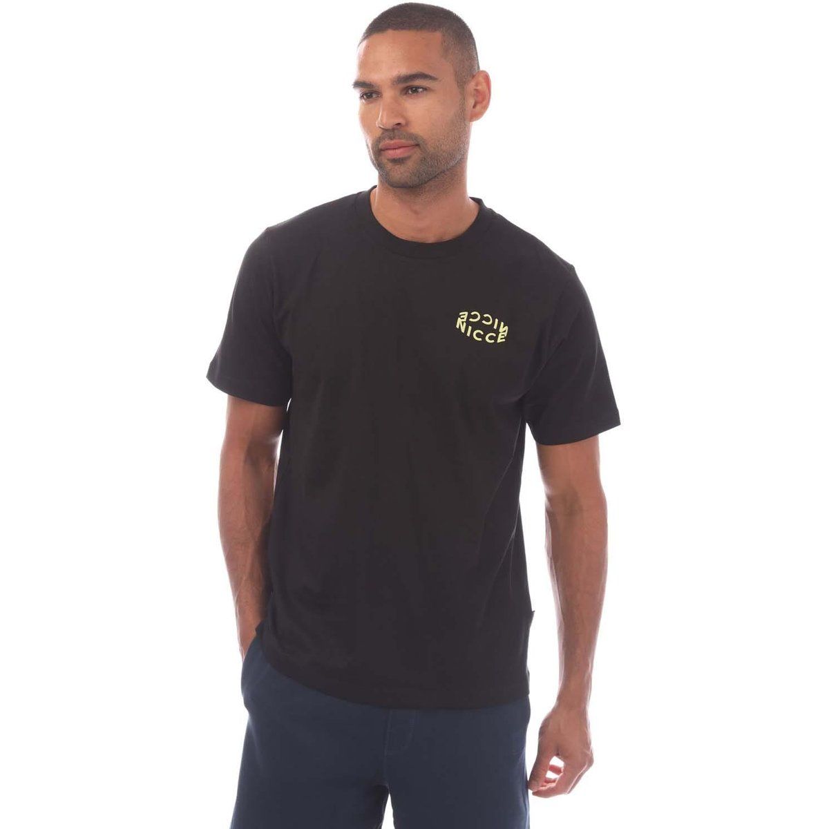 Herren T-Shirt mit Grafiklogo und Rundhalsausschnitt