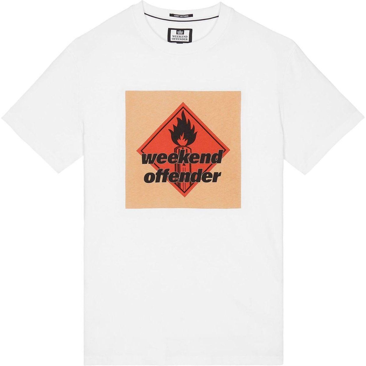 Baumwoll T-Shirt mit Grafikprint