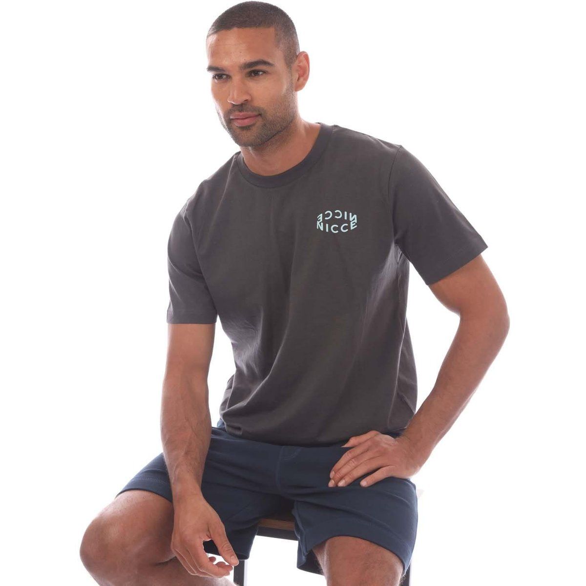 Herren T-Shirt mit Grafikprint und Rundhalsausschnitt