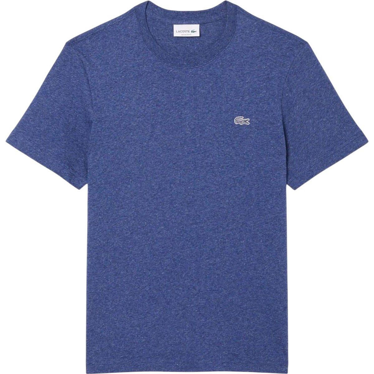 Klassisches Mercerisiertes Baumwoll-Rundhals-T-Shirt