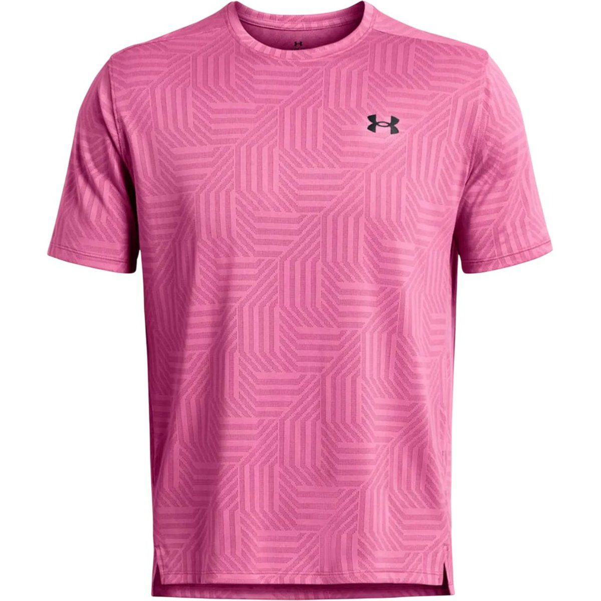 Herren Kurzarm Tech T-Shirt mit Muster
