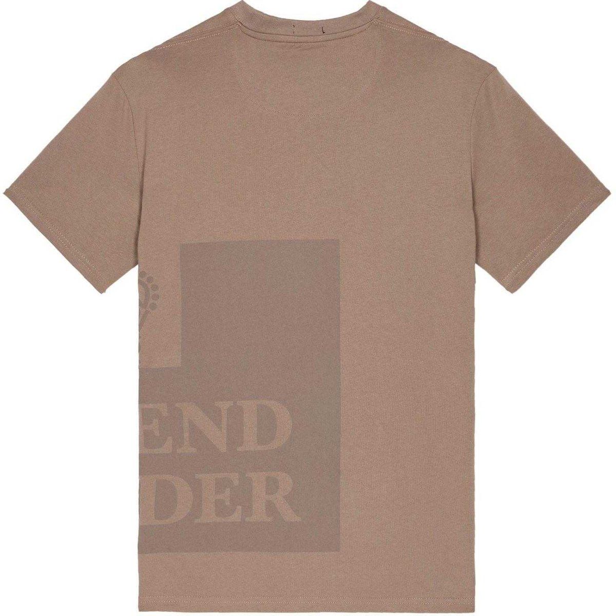 Bedrucktes Baumwoll-T-Shirt mit regulärer Passform
