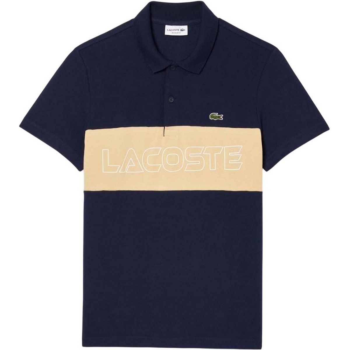 Colorblock Piqué Polohemd