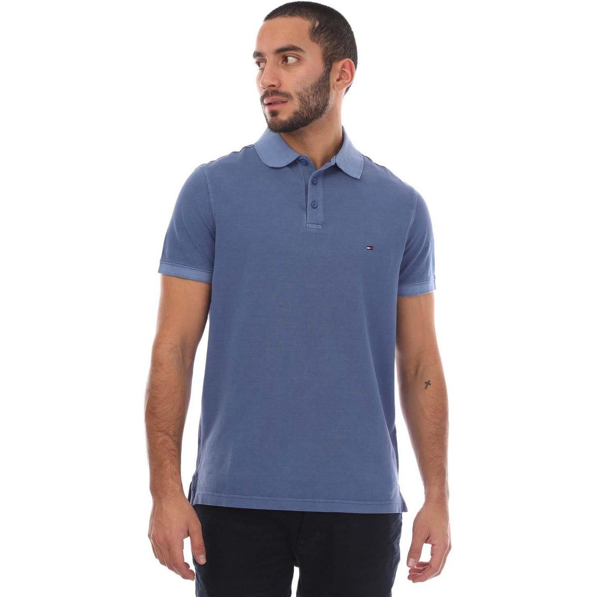 Klassisches Piqué-Poloshirt aus Baumwolle