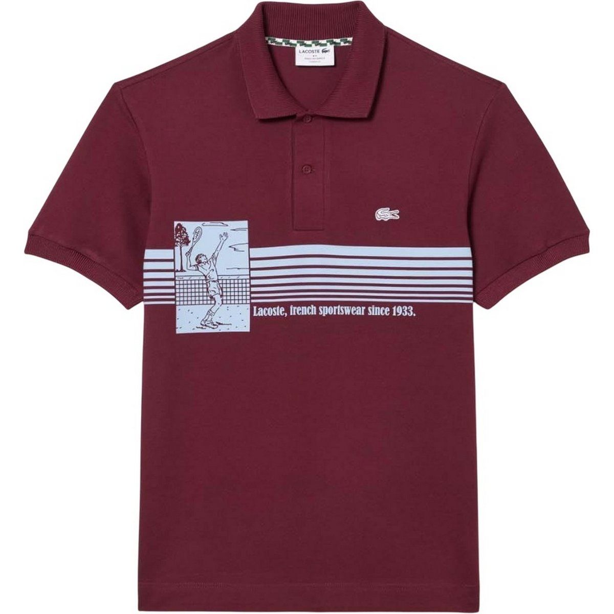 Bedrucktes Poloshirt aus Bio-Baumwolle