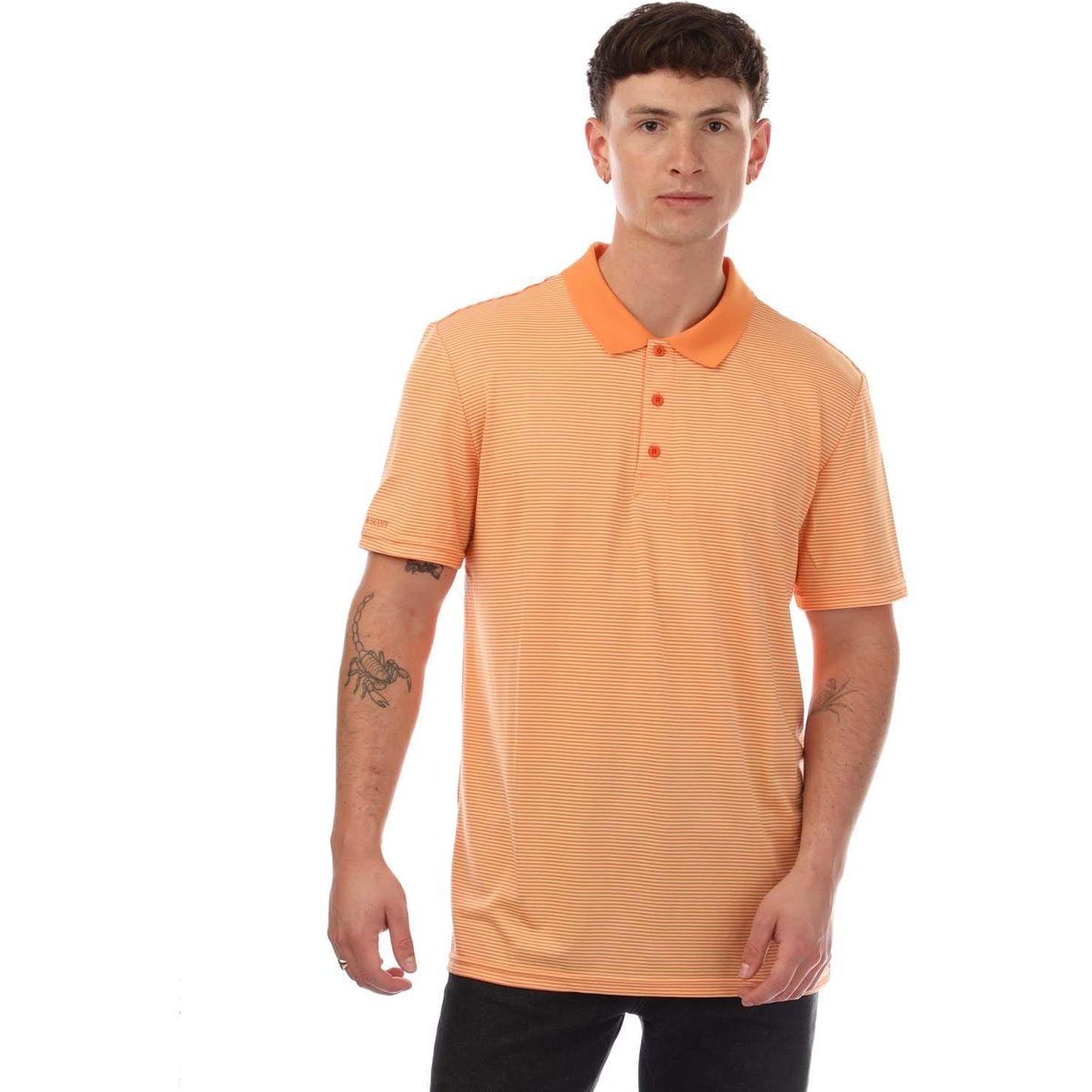 Gestreiftes Kurzarm-Poloshirt