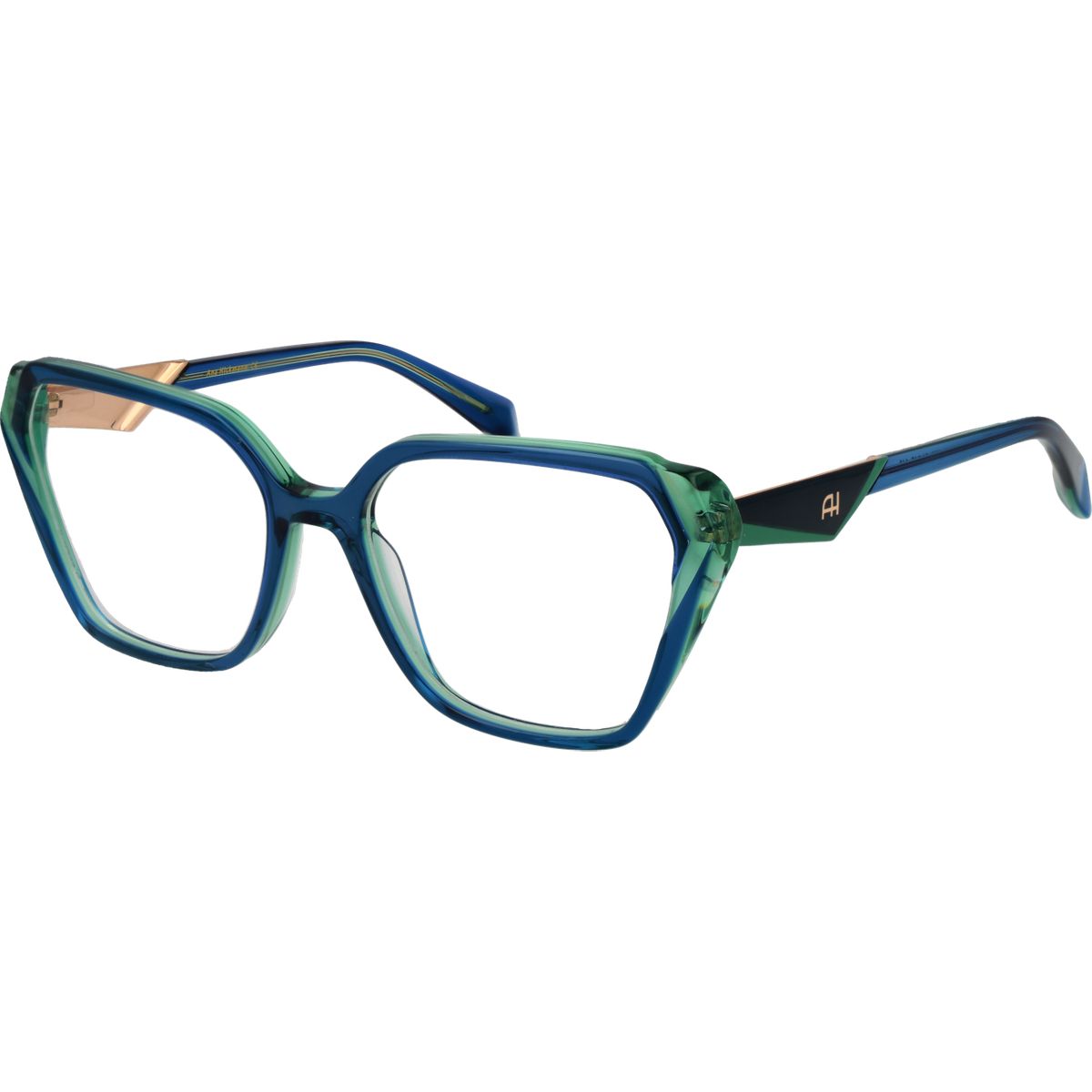 Geometrische Acetat-Vollrandbrille