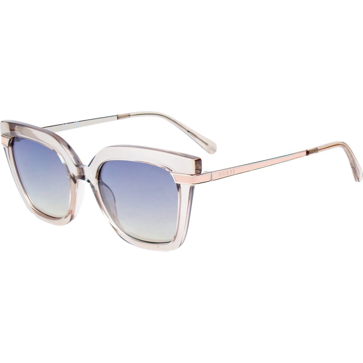 Quadratische Sonnenbrille mit Acetatrahmen