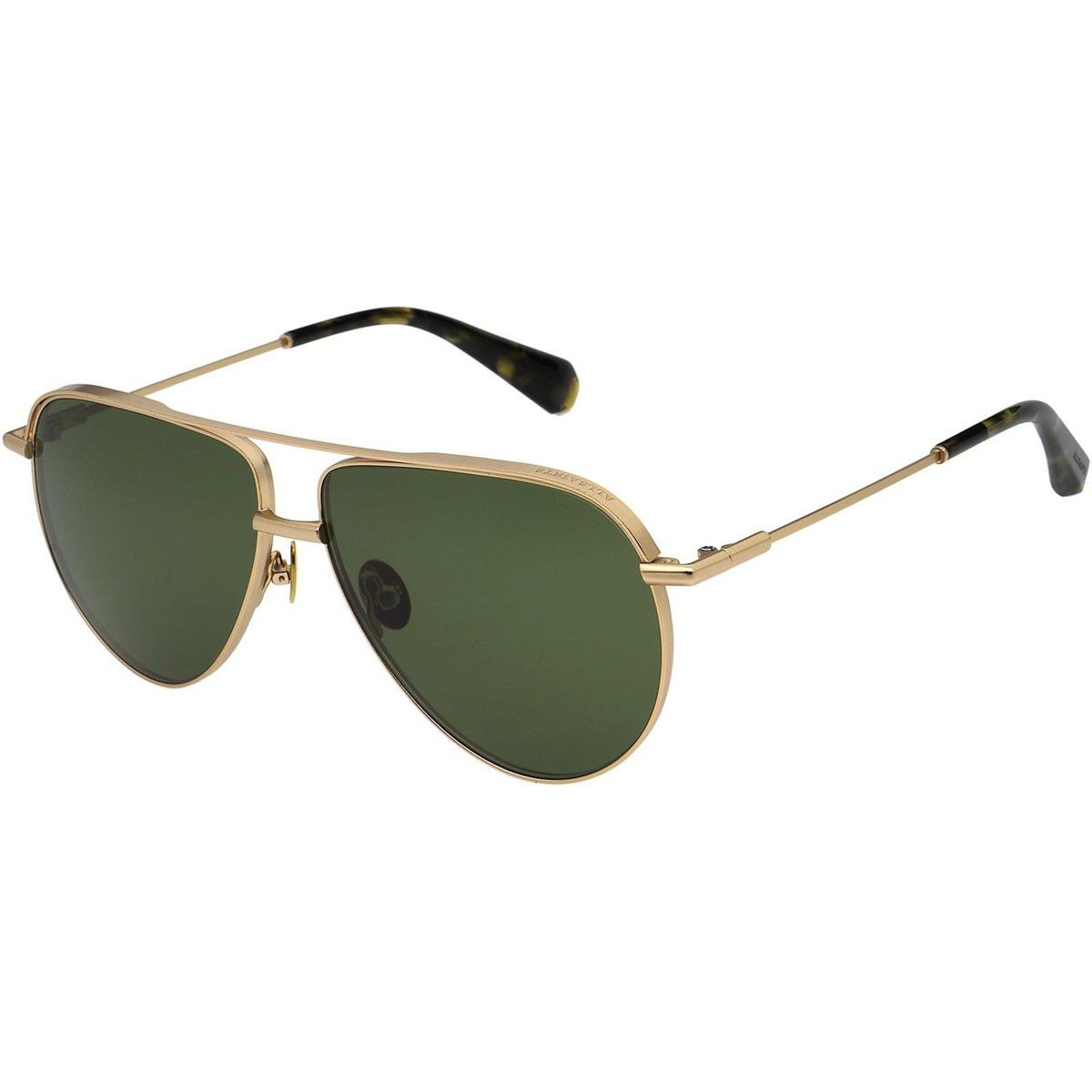 Klassische Pilotenbrille mit Messing-Finish