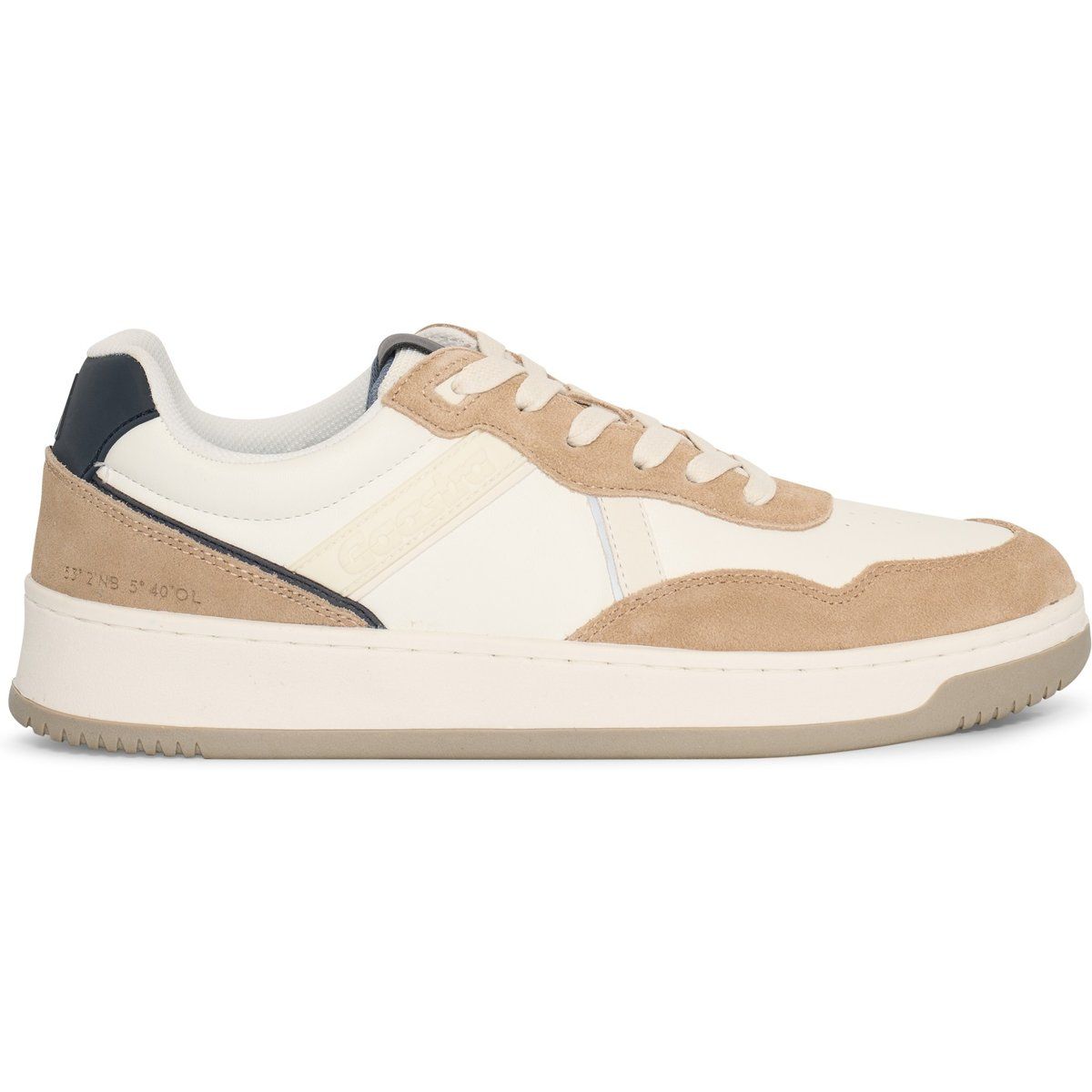 Low-Top Sneaker mit Wildleder-Einsätzen