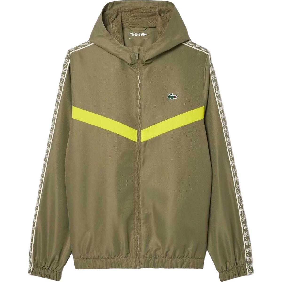 Kapuzen-Sport-Windbreakerjacke mit Reißverschluss