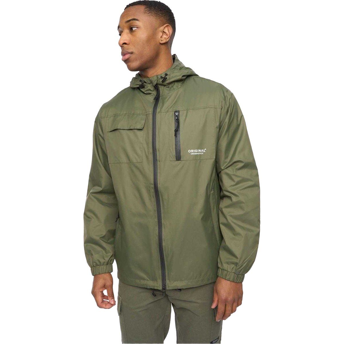 Leichte Herren Utility Jacke mit Kapuze