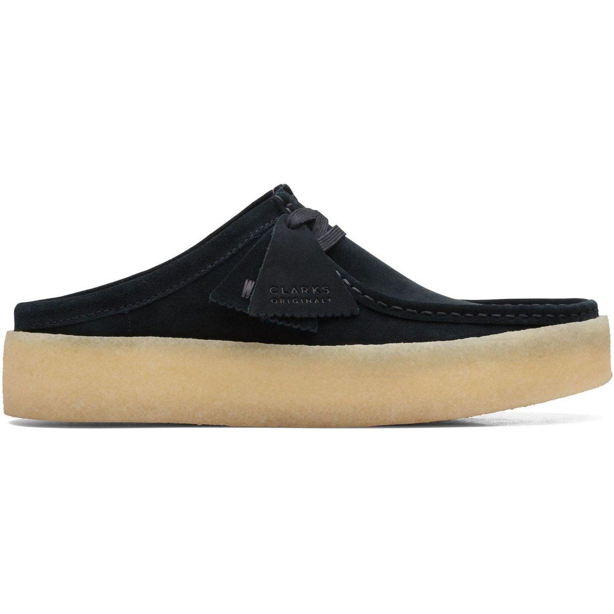 Wildleder Wallabee Pantolette mit Kreppsohle