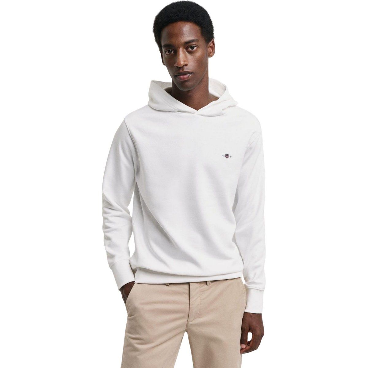 Kapuzenpullover mit gesticktem Logo