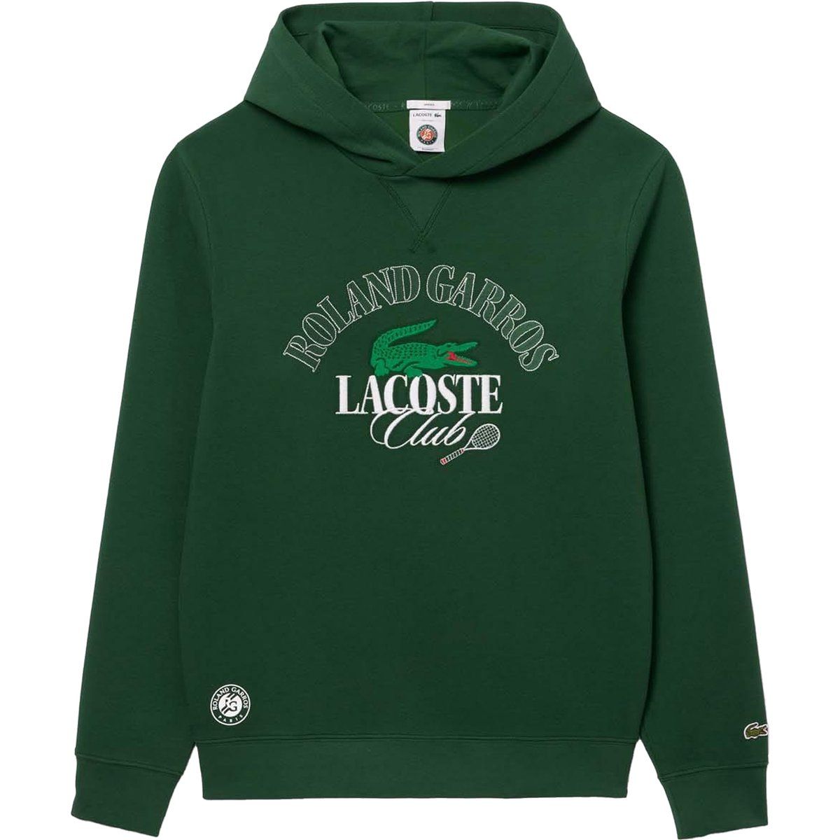 Unisex Roland Garros Lacoste Club Kapuzenpullover