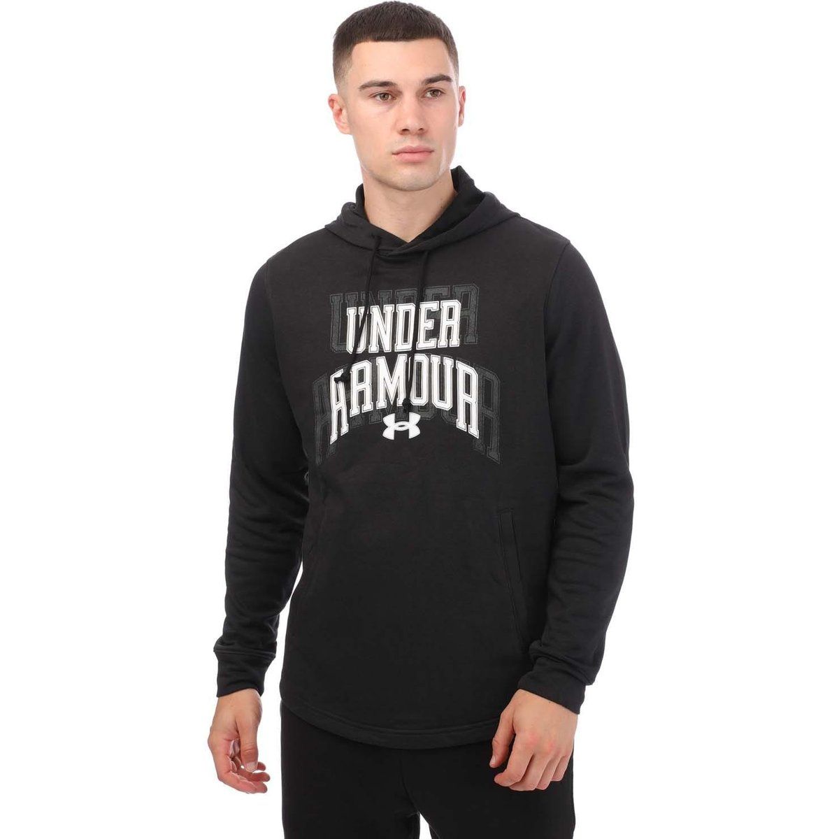 Herren Fleece Kapuzenpullover mit Grafik