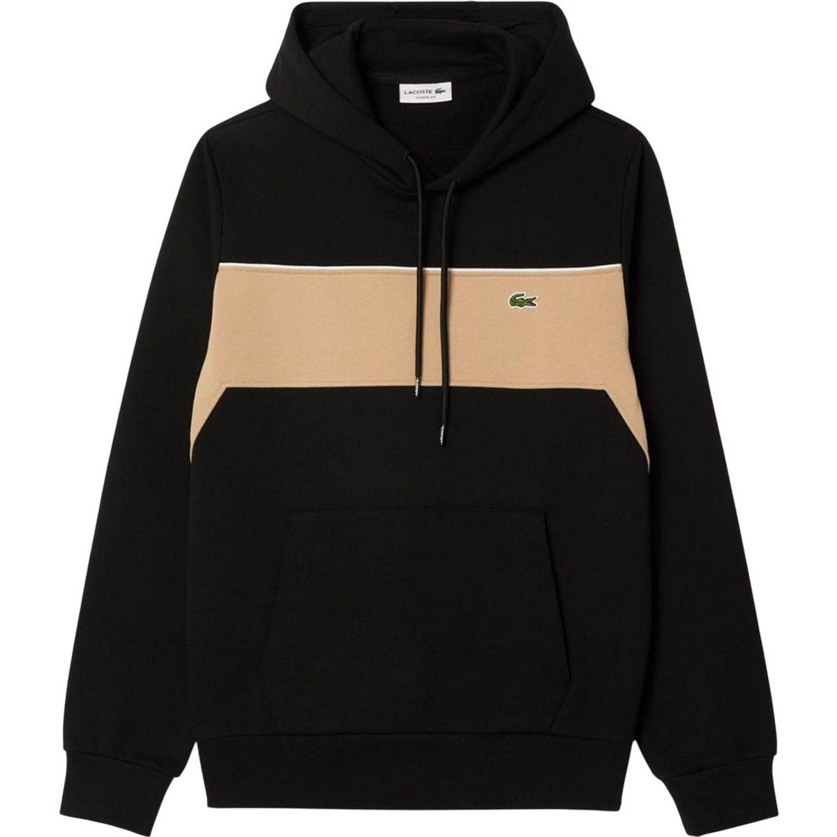 Herren Color Block Baumwoll-Kapuzenpullover