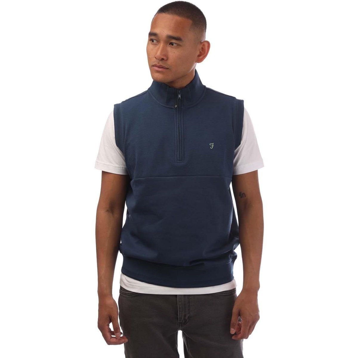 Herren Strickware Weste uni