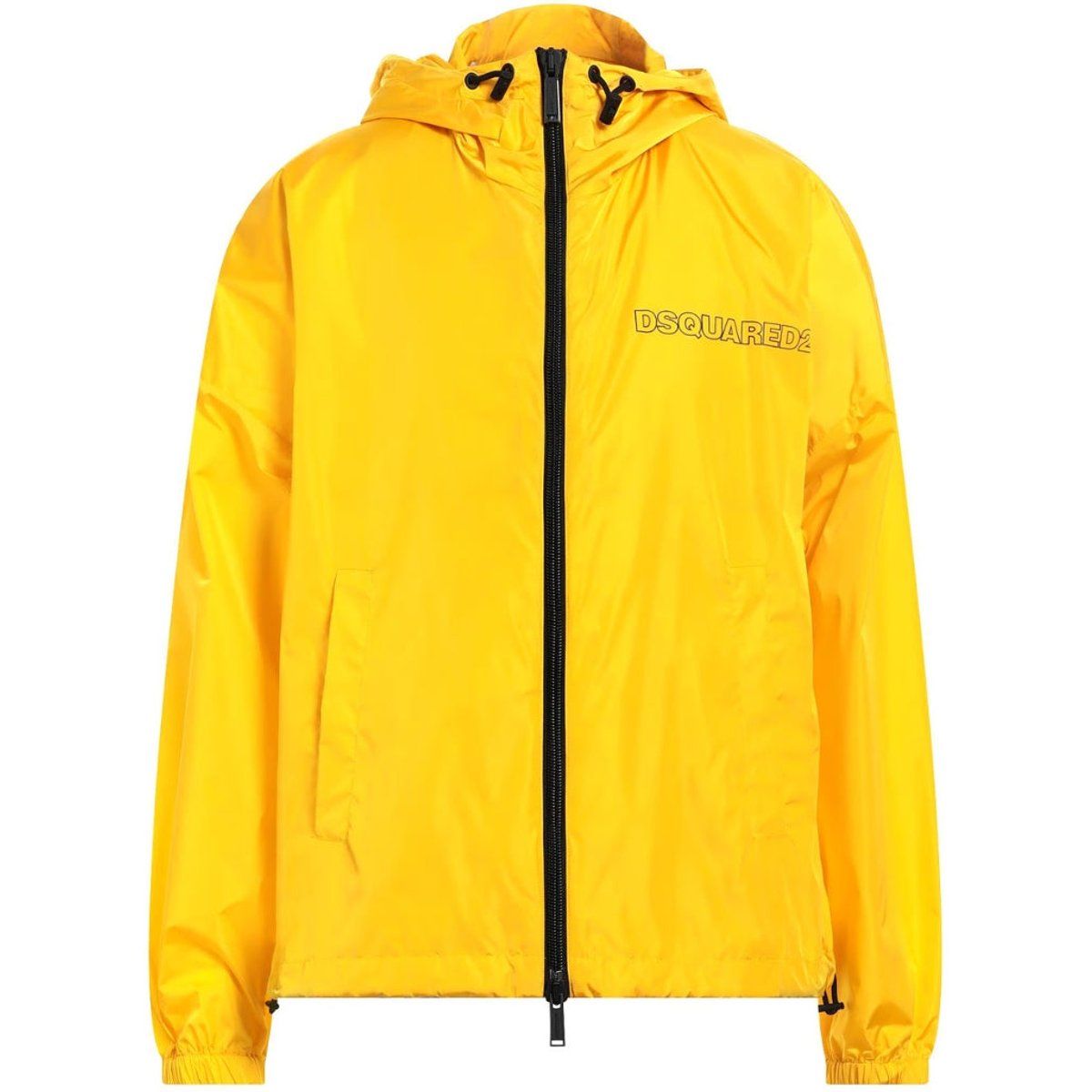 Helle gelbe Kapuzen-Leichtgewichtjacke