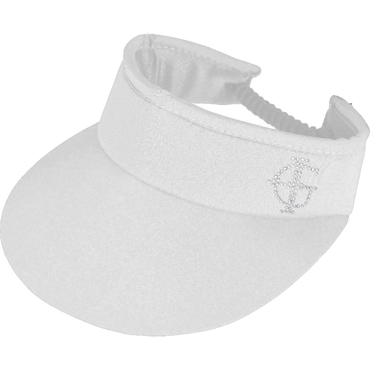 Damen Logo Visor mit Strasssteinen