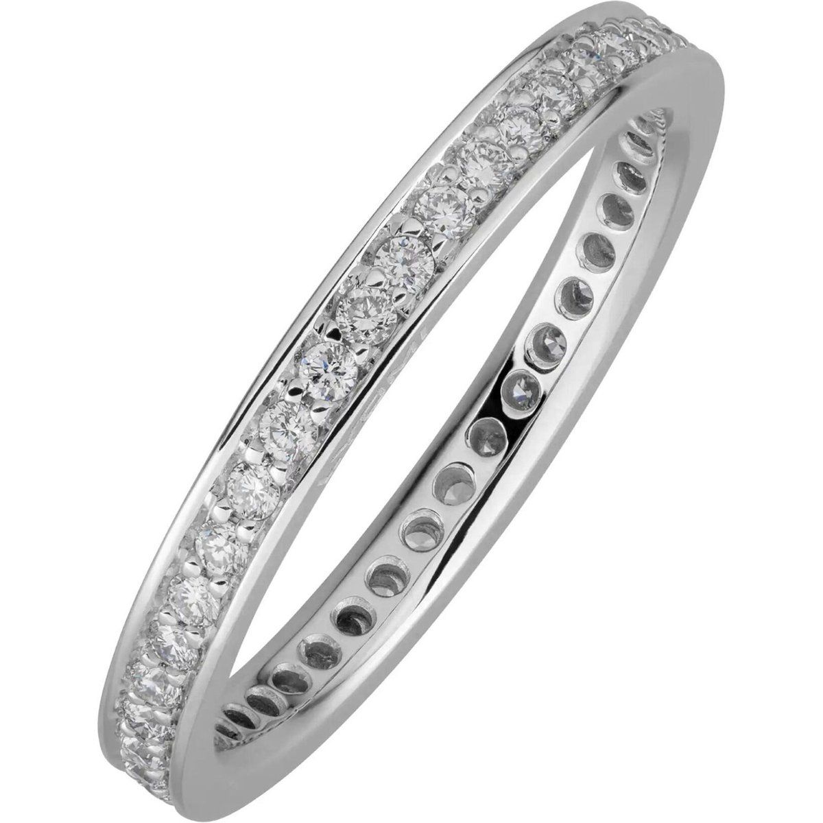 Memoire-Ring aus Weißgold