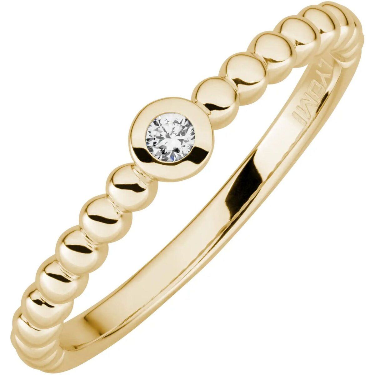 Kugelring mit Diamant