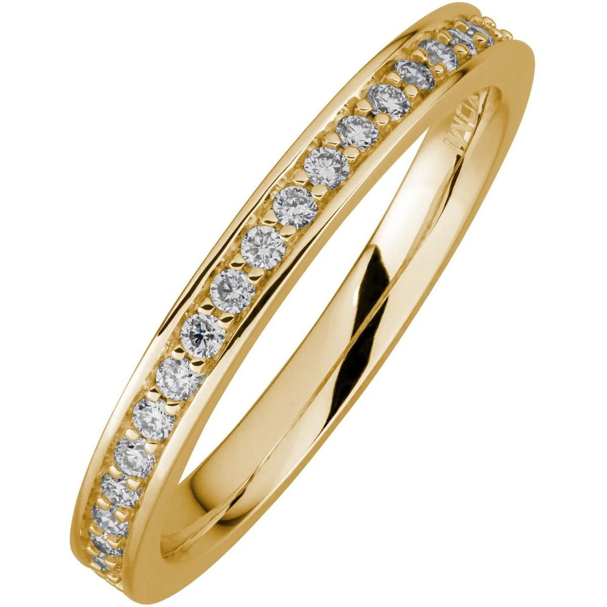 Klassischer Ewigkeitsring mit Labor-Diamanten