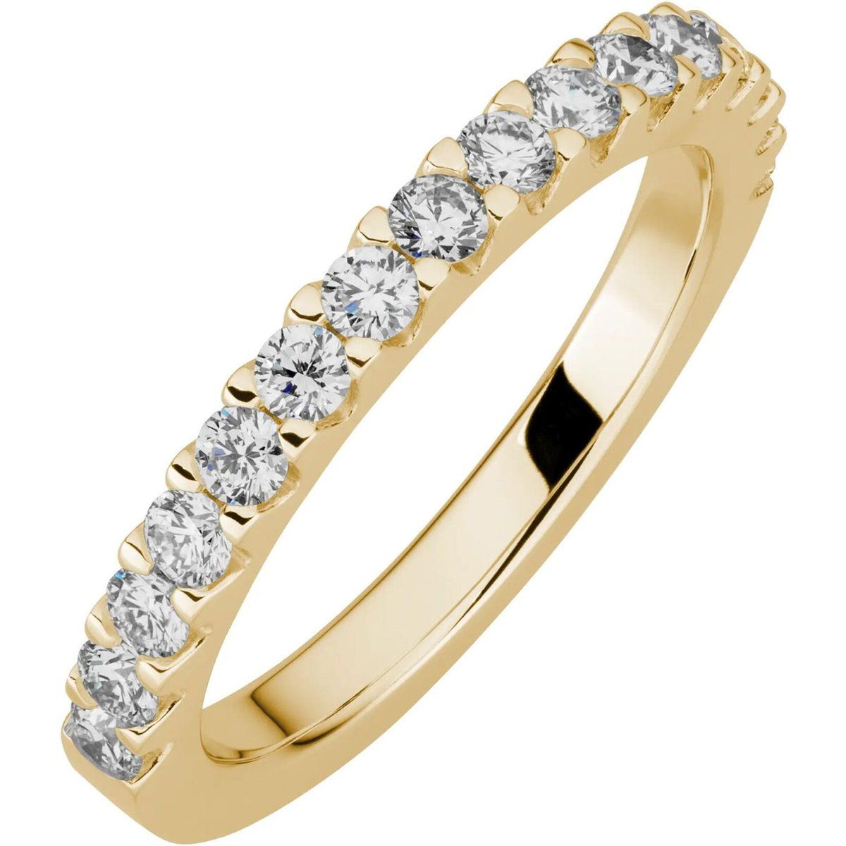 Eleganter Ring mit Lab-Diamanten