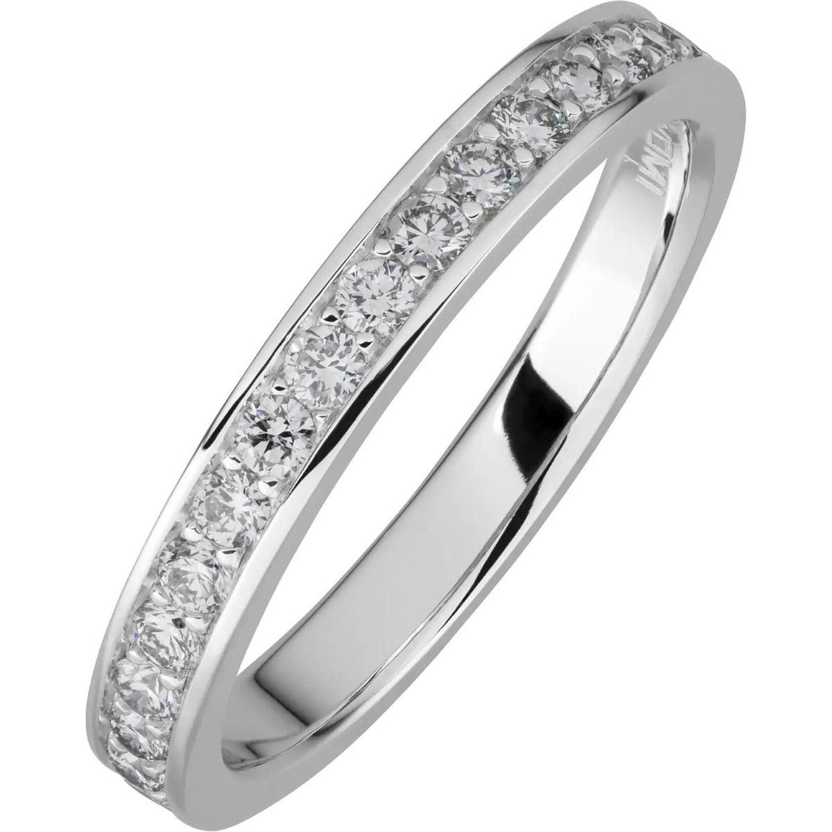 Eleganter Eternity-Ring mit synthetischen Diamanten