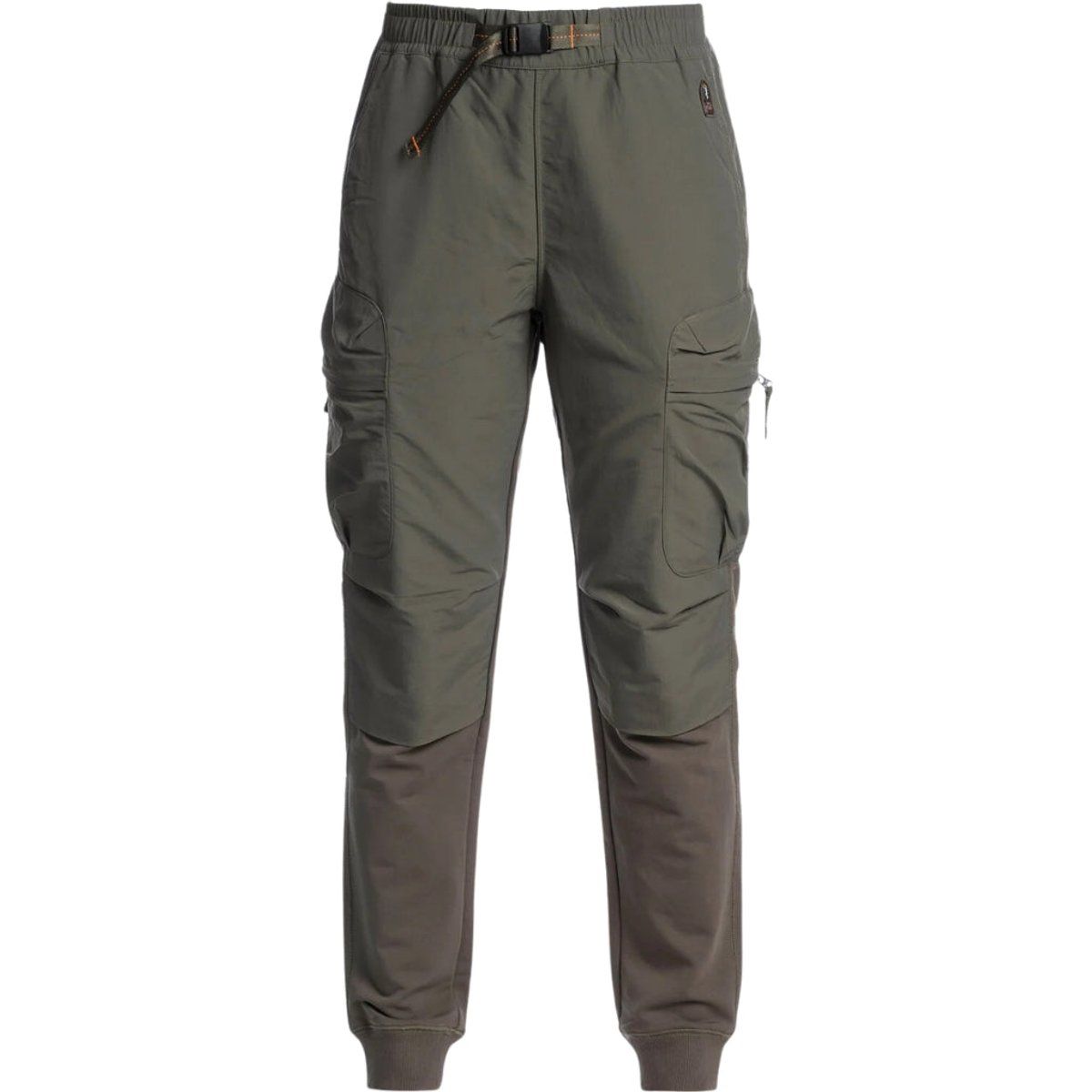 Cargohose mit Strickbündchen und entspannter Passform