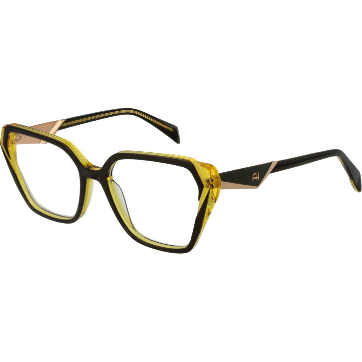 Eckige Acetat Vollrand Brille