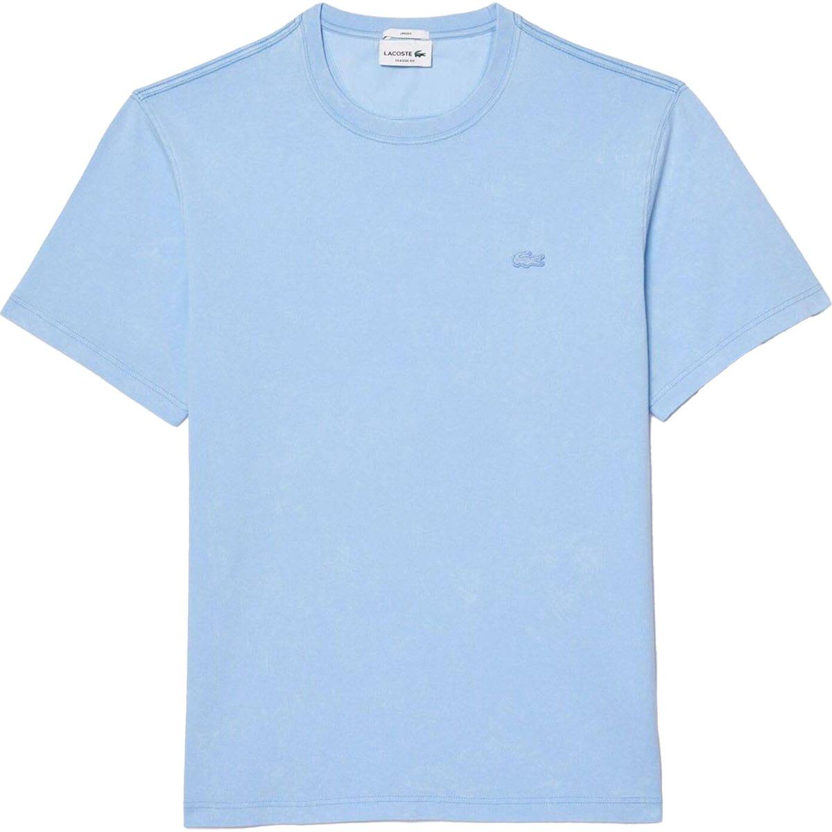 Hellblaues klassisches Baumwoll-T-Shirt